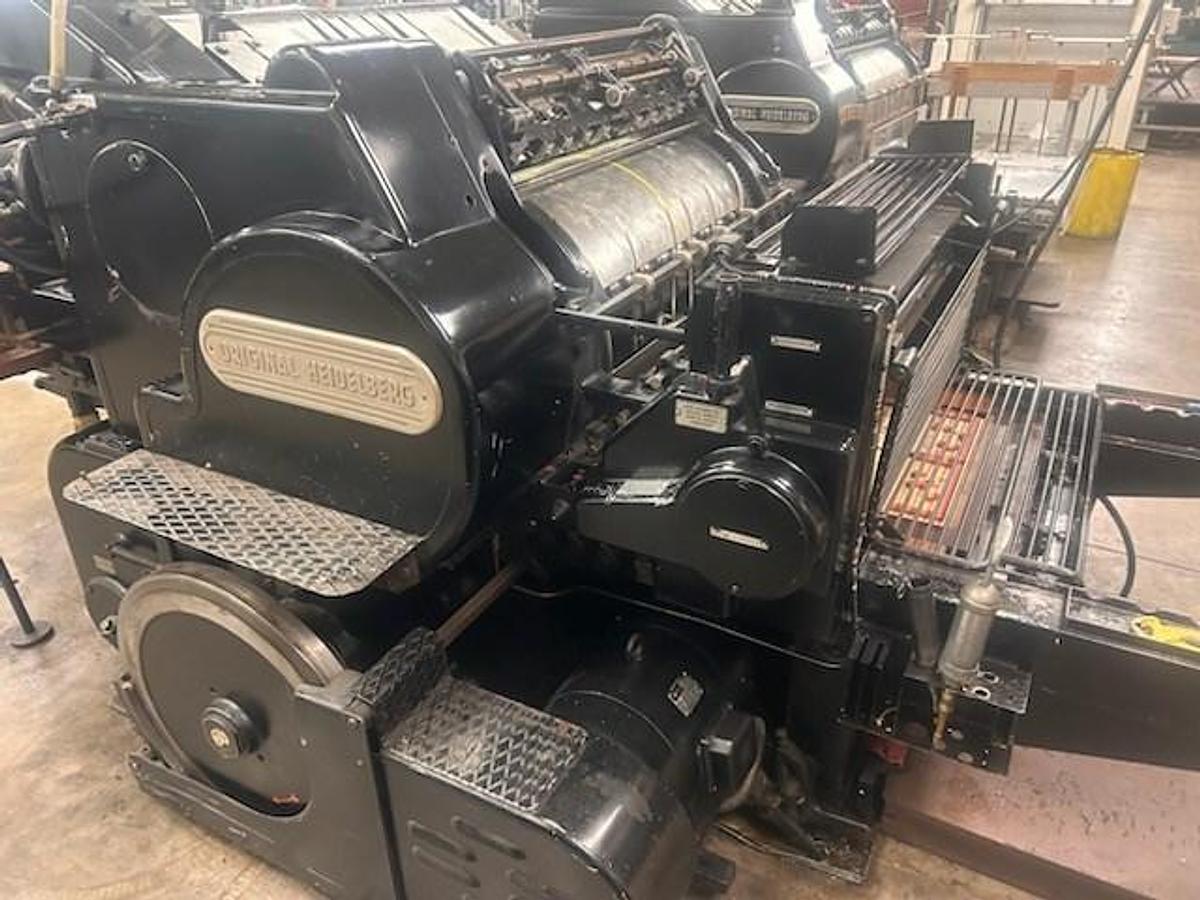 Used Heidelberg Cylinder SBG 22"x30-1/4"
