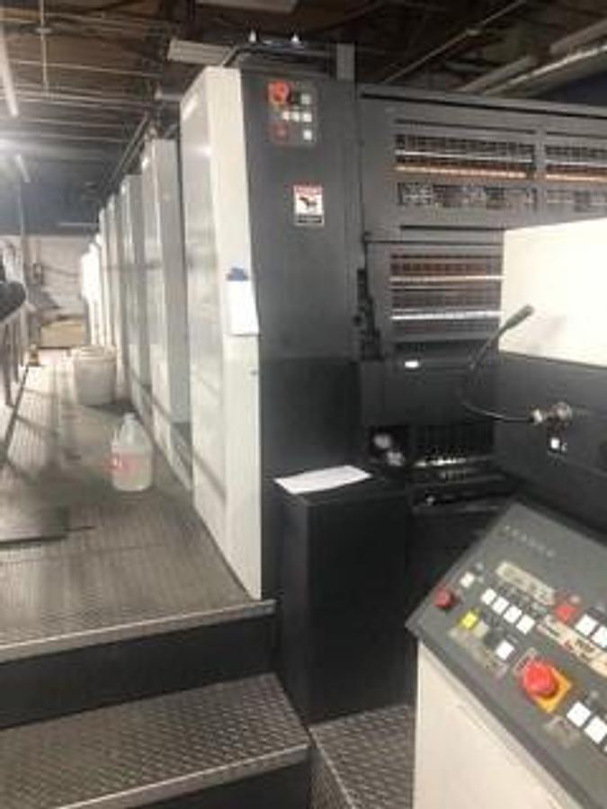 Used 2018 Komori G537, 5 Color, HUV