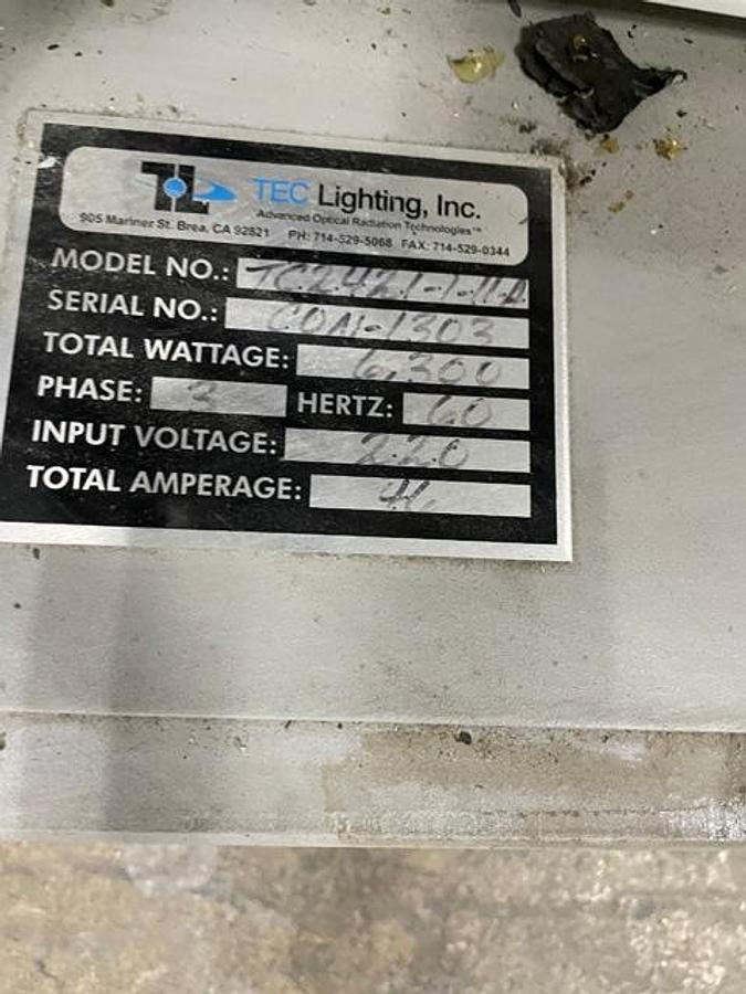 Used 2007 TEC Lighting TC2421-1-11-A