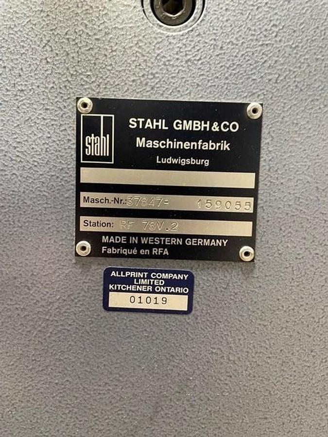 Used Stahl TFU 77/444-RF.2 FOLDER