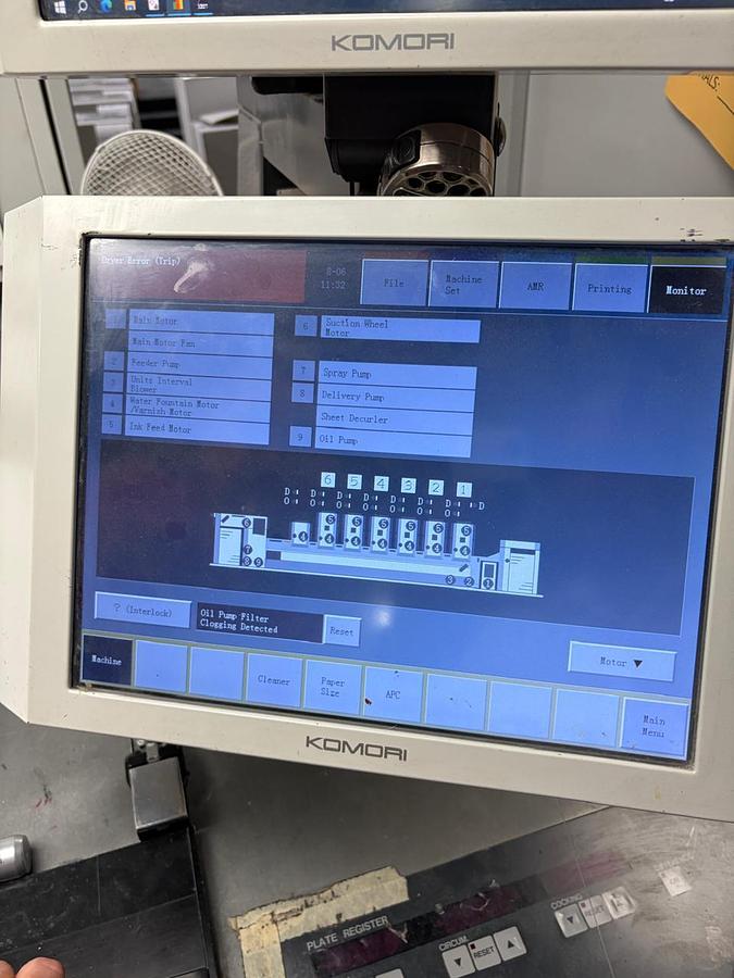 Used 2006 Komori LS 640-CX