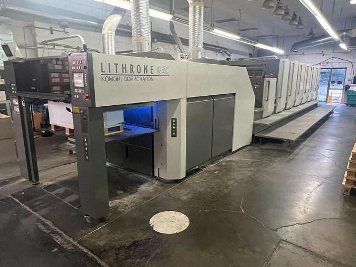 Used 2014 Komori Lithrone GL640-C