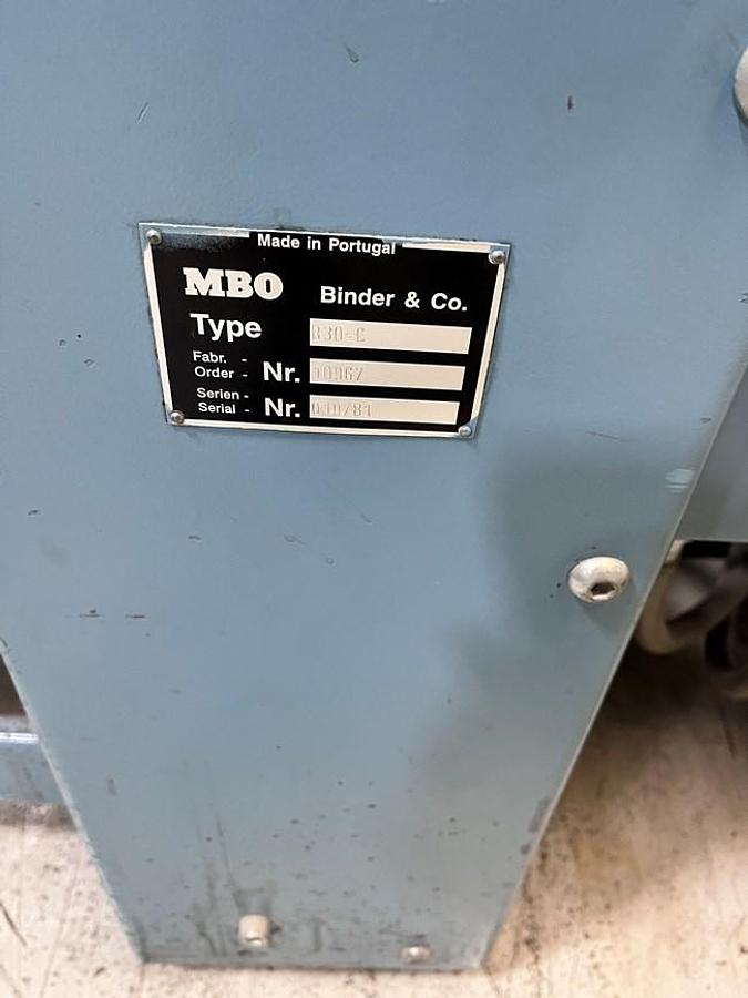 Used MBO B 30C Model 4/4/4