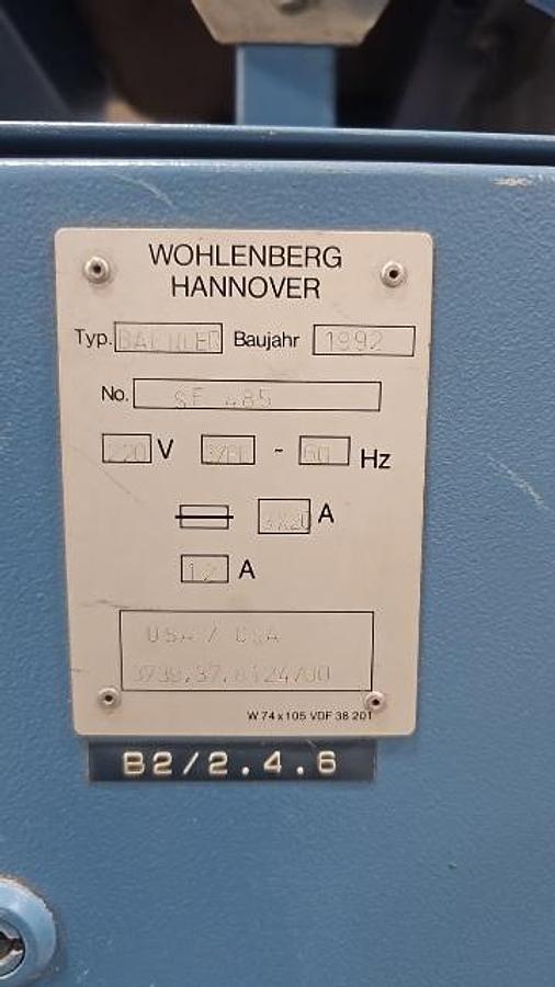 Used 1992 Wohlenberg