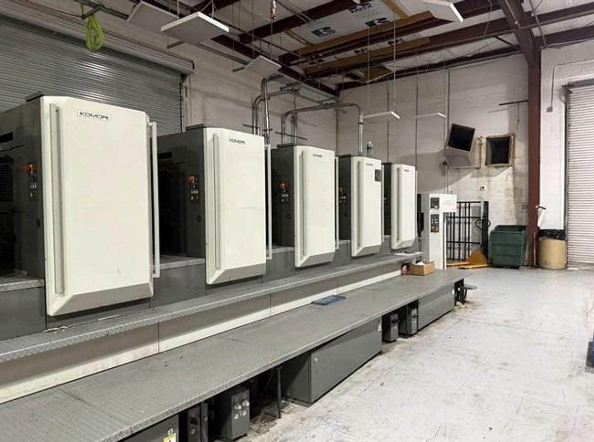 Used 2008 Komori Lithrone LS-640+LX