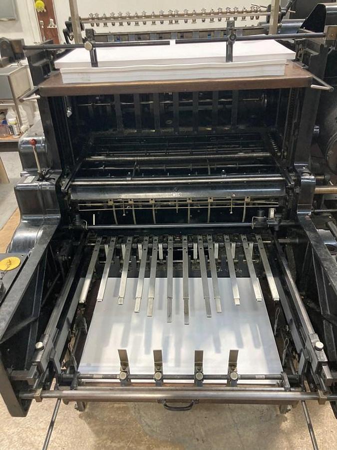 Used 1958 Heidelberg Cylinder S 21-1/4" x 28-3/8"