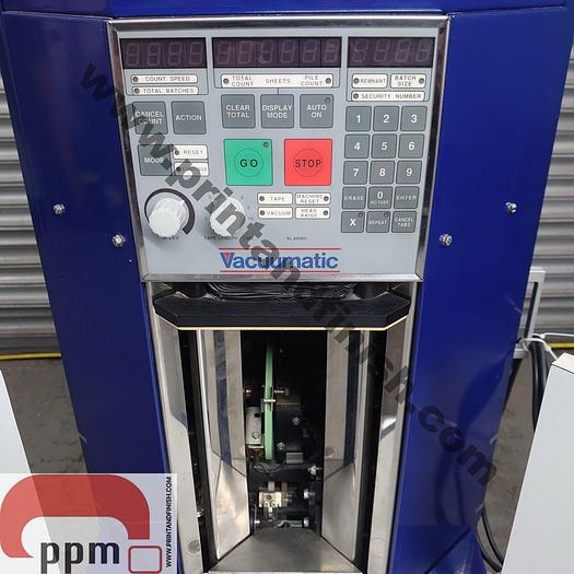 Used Vacuumatic Vicount 300 Paper Counting Machine