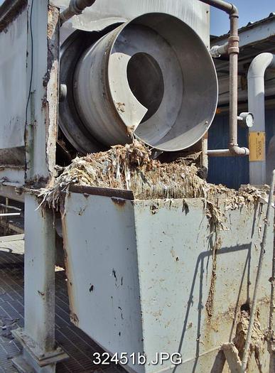 Used Kadant Selectpurge Drum Type Rejects Thickener #32451
