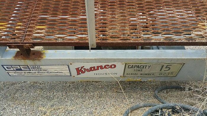 Used Kranco Bridge And Trolley