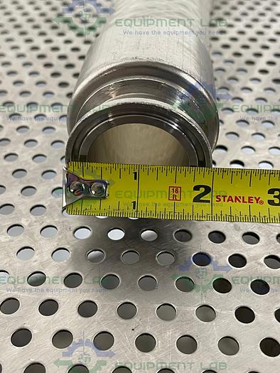 Used Sani Tech  STHT-WR-1500 48" Wire Reinforced Silicone Hose w/1.5" Sanitary Fitting