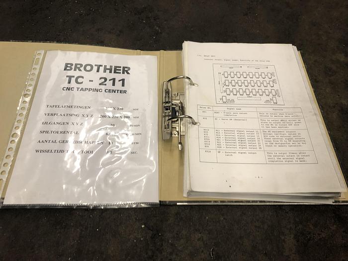 Gebruikt Brother TC 211 CNC Tapping center