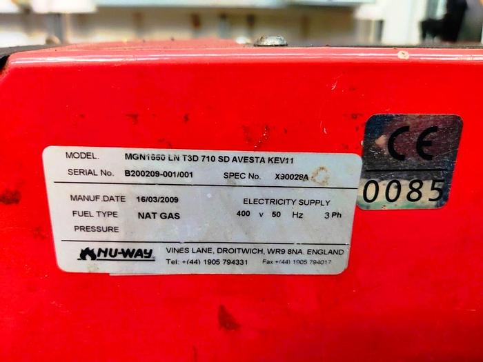 Used 2008 Fulton RBC1250 fuel-fired steam boiler