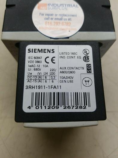 Used SIEMENS 60 947-5-1, 3RH1911-1FA11