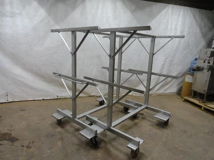 Used Stainless Steel Nesting Racks w/ 50" Smoke Sticks