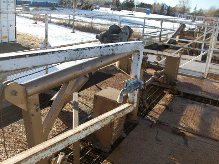 Used 20 m3 (120 bbl) Skid Mounted 2 Compartment Mud Tank