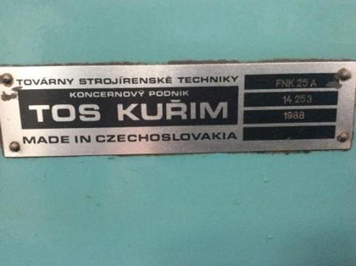 Used TOS FNK25A Turret Milling Machine