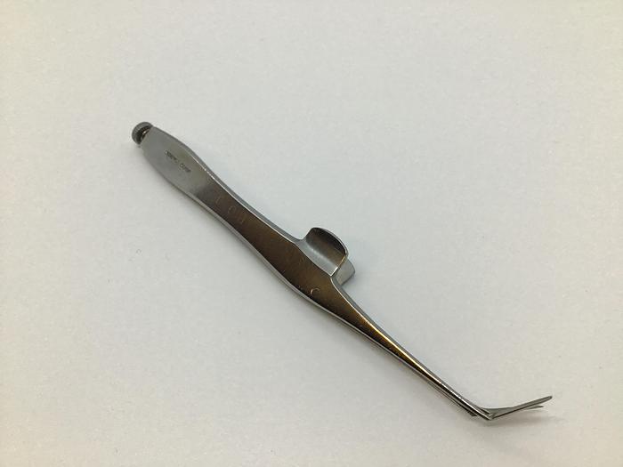 Used Weiss Dewecker Iridectomy Scissor 110mm