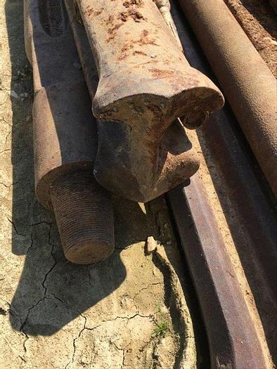 Used 9" OD x 56" L Chisel Bits