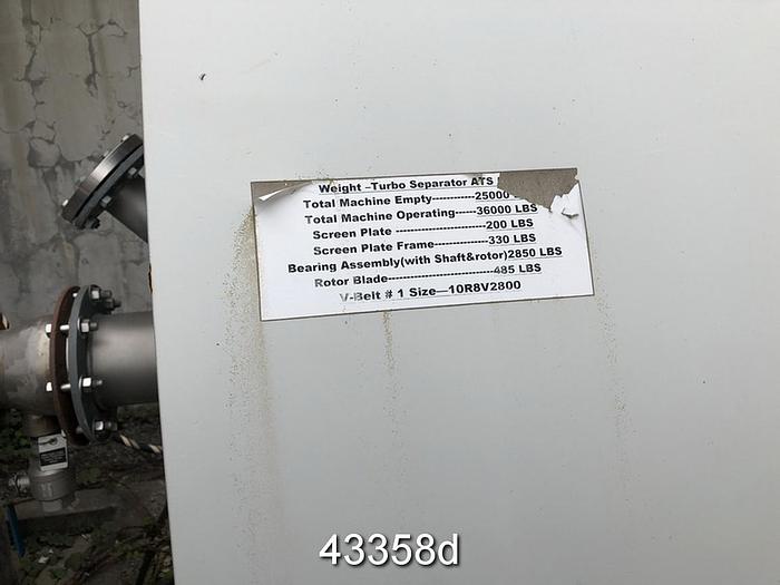 Used Turbo Separator #43358