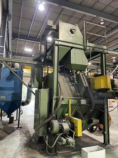 Used 2000 METALWORKING SPINNER HANGER SHOT BLAST MACHINE