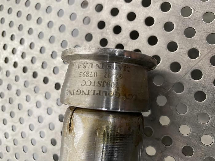 Used Parker 72" x 1 1/2" Wildcatter SWC693 UHMWPE Chemical Suction Hose 250 PSI