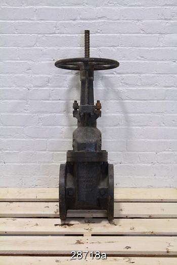 Used Mueller 6" Outside Stem And Yoke Hand Operated Knife Gate Valve #28718
