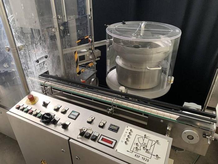 Used J 14522 D - Liquid Filler / Screw Capper BAUSCH + STRÖBEL KSF 1020