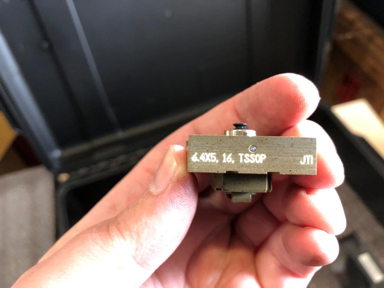 Used Delta Edge DE8000 - Q-FPB-16 TSSOP .173-0001 Test Handler Change kit