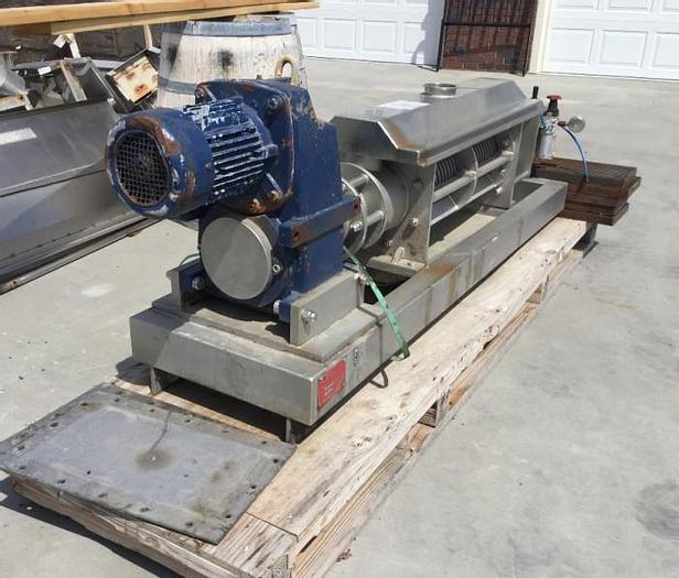 Used Press, Screw, 8" Diameter, S/st, JS Press, Continuous, #S741022