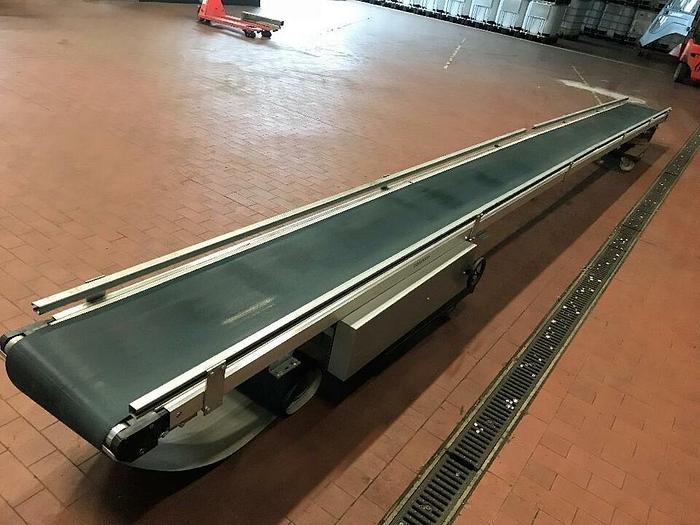 Gebraucht TRANSNORM Gurtförderer, Steigförderer, Förderband 7,18 Meter 1100
