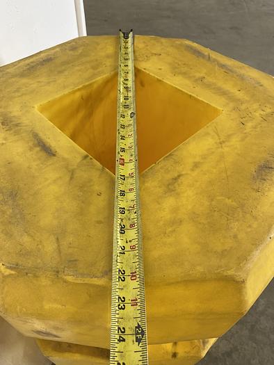 Used Poly Structural Industrial Column Protector 8 1/2" x 8 1/2" Square Opening 42" H
