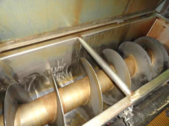 Used GEM Thermascrew Blancher; 24"Diameter x 20' Long