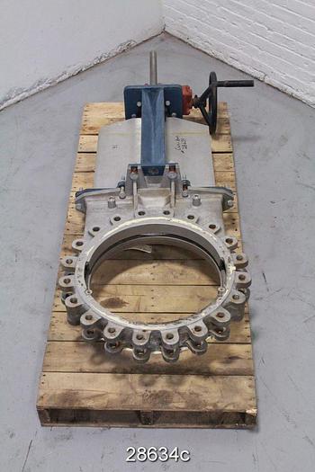 Used Fabri 20" Hand Operated Knife Gate Valve #28634