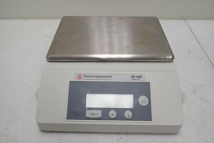 Used Denver Instruments XP-1500 1500x0.05g Lab Scale Electronic Balance