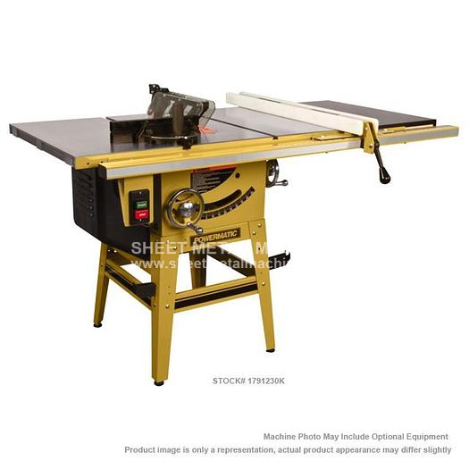 POWERMATIC 64B Tablesaw 1.5HP 1PH 115/230V 50” Accu-Fence System with Riving Knife 1791230K