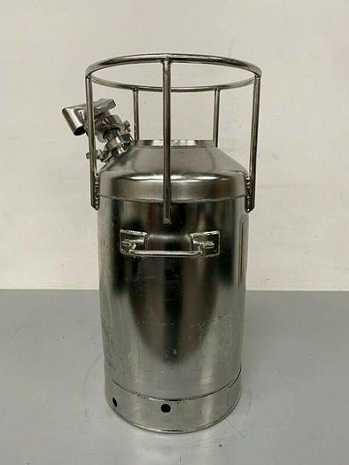 Used DCI 35L Stainless Steel Pressure Vessel 40 PSI @ 100° F