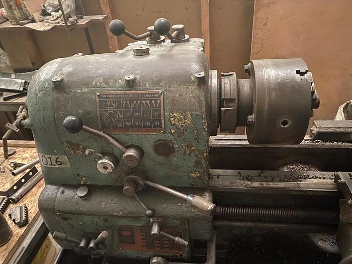 Used Colchester Student Manual Centre Lathe