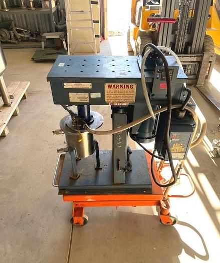 Used 2 HP HOCKMEYER HIGH SPEED LAB VACUUM DISPERSER – JACKETED – XP (#9723)