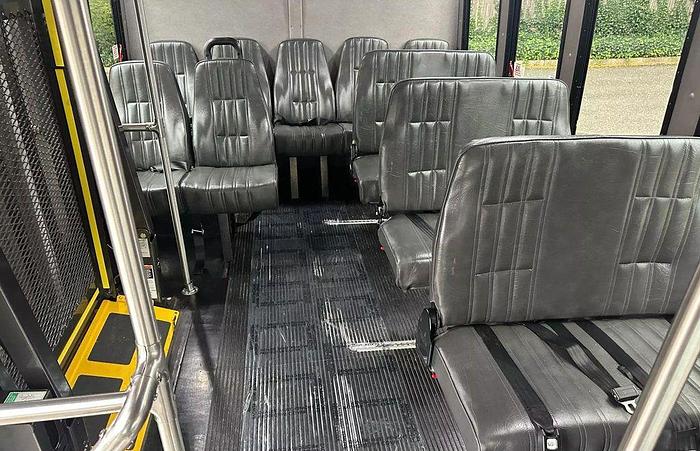 Refurbished 2021 Ford E-350 Non CDL 13/1 Wheelchair Shuttle Bus W/LUGGAGE