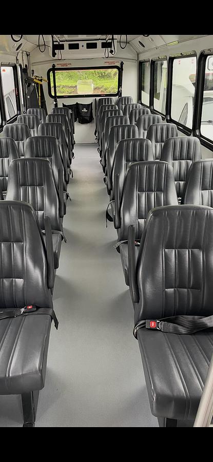 Refurbished 2018 Ford F550 Glaval Wheelchair Shuttle Bus 28 Passenger 2 Wheelchair