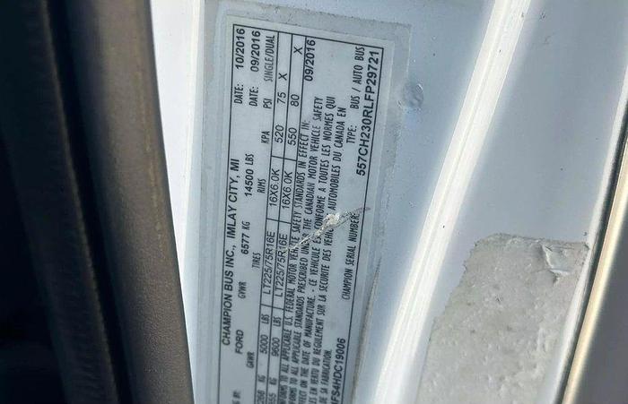 Refurbished 2017 Ford E450 NON CDL 14 / 2 WHEELCHAIR SHUTTLE BUS