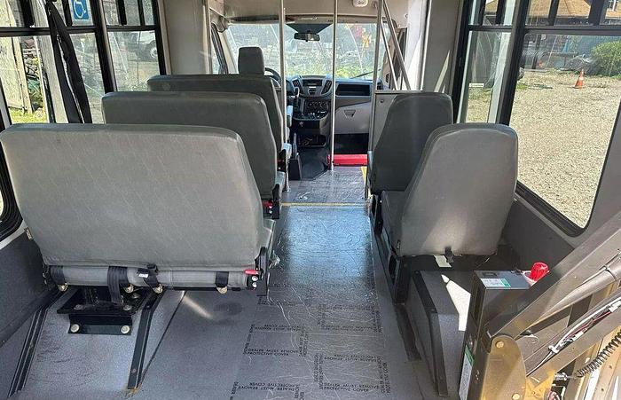 Refurbished 2017 Ford NON CDL TRANSIT T350 8/4 CNG WHEELCHAIR SHUTTLE BUS