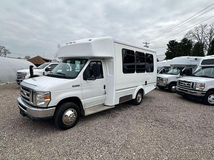 Refurbished 2015 FORD E-350 CAGED PRISION SHUTTLE BUS
