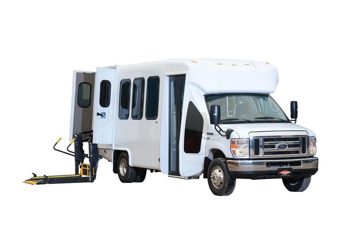 Refurbished 2018 Ford E-350 NON CDL 13/2 Wheelchair Shuttle Bus