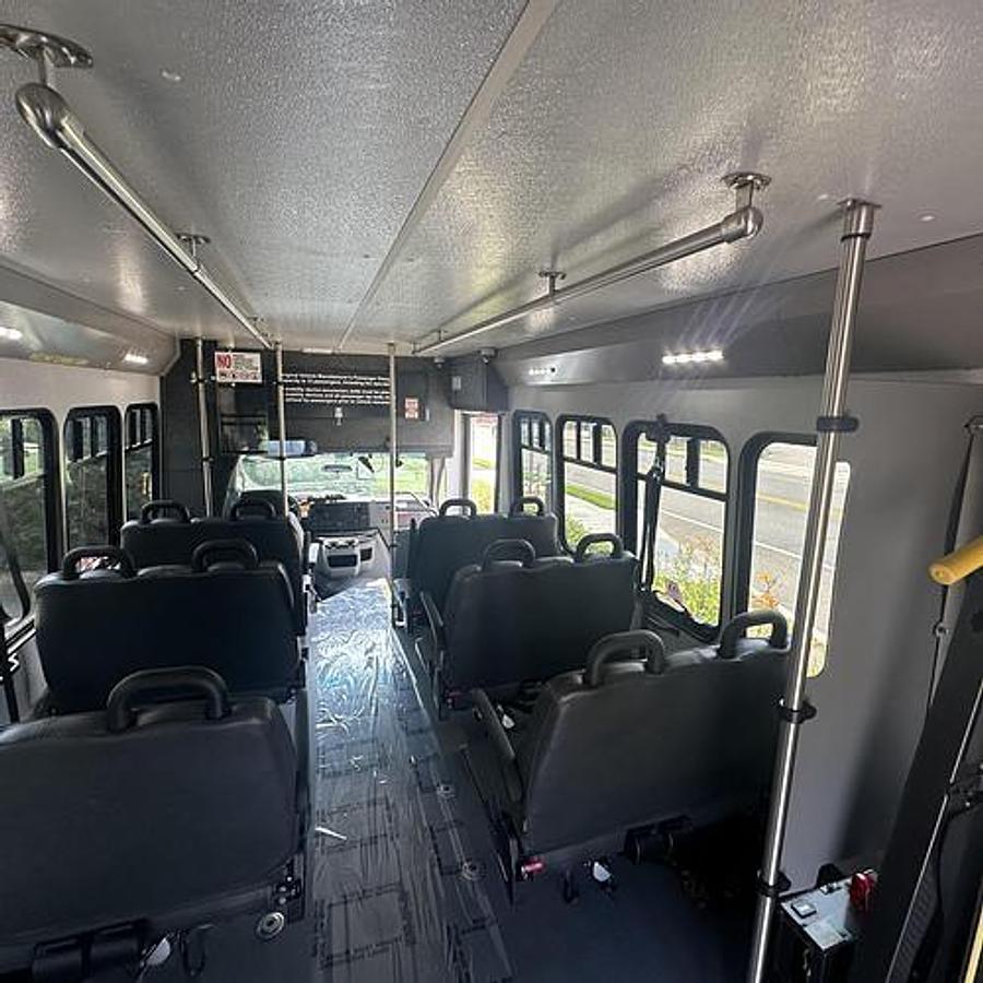 Refurbished 2017 Ford E-450 NON CDL 12 / 4 WHEELCHAIR SHUTTLE BUS