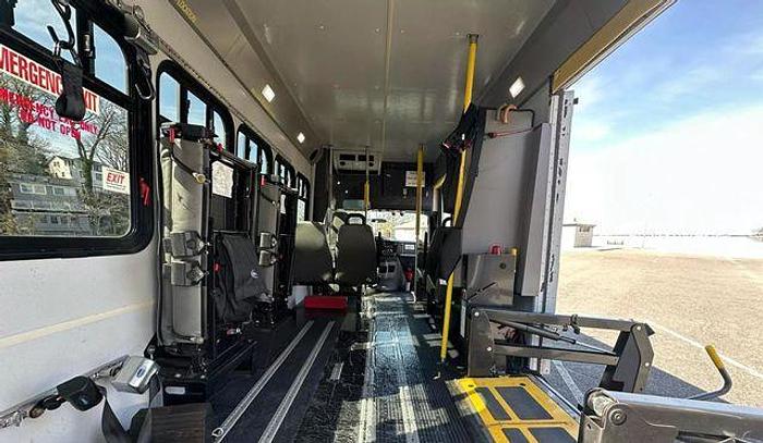 Refurbished 2013 Ford E-350 Non CDL 6/2 Wheelchair Shuttle Bus