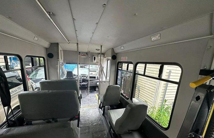 Refurbished 2017 Ford NON CDL TRANSIT T350 8/4 CNG WHEELCHAIR SHUTTLE BUS