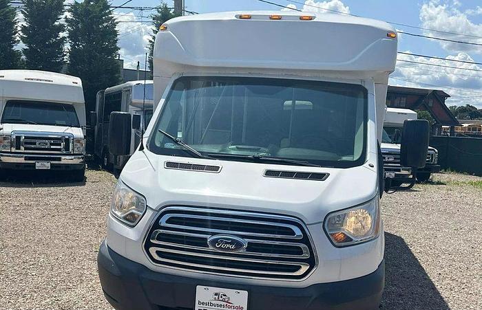 Refurbished 2017 Ford NON CDL TRANSIT T350 8/4 CNG WHEELCHAIR SHUTTLE BUS