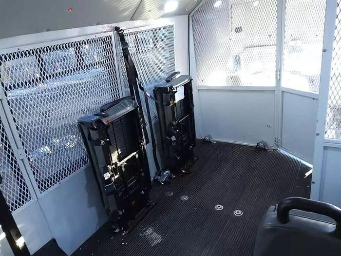 Refurbished 2015 FORD E-350 CAGED PRISION SHUTTLE BUS