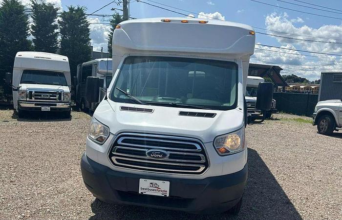Refurbished 2017 Ford NON CDL TRANSIT T350 8/4 CNG WHEELCHAIR SHUTTLE BUS